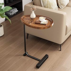 Sofá pequeño con marco de Metal de estilo Simple para sala de estar, en forma de mesa auxiliar con bandeja C, mesa bonita, mesa de centro Nórdica - Product Image 2