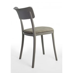 Saretina in ecopelle Nubuck 3 colori impilabile design imbottito in polipropilene per cucina soggiorno Bar - Product Image 3