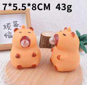 Cute Capybara Bubble Popper Squeeze <b>Toy</b> PVC Animal Stress Relief Sensory Fidget Kawaii Squishy <b>Desk</b> Decor Novelty - Product Image 5