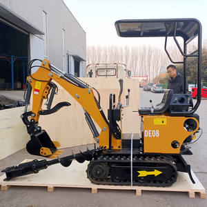800kg Full Hydraulic Earth Moving Machinery Loader 4x4 Retroexcavadora Excavadora Equipo pesado Mini Loader con - Product Image 1