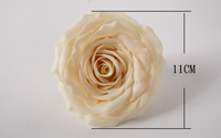 2026 Base de fleur de savon à quatre, cinq et huit couches, tête de fleur éternelle artificielle en forme de rose pour la Saint-Valentin