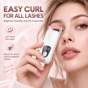 3 Heat Level Heated Eyelash Curler USB Rechargeable Electric Lash Curler Digital Display Portable <b>Beauty</b> <b>Tool</b> - Product Image 3