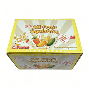 Juguetes blandos de frutas y verduras de rebote lento, simulación de zanahoria y maíz, juguete antiestrés suave para apretar para niños - Product Image 5