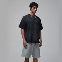 T-shirts délavés à l'acide en coton uni 250 GSM, respirants, amples, style streetwear, personnalisables avec logo, pour hommes