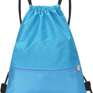 Custom Eco-Friendly Travel Essential <b>Backpack</b> Durable Waterproof Polyester <b>Drawstring</b> PU Screen Print Fashion Daily Portable - Product Image 4