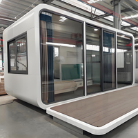 Installation rapide Mini chambre capsule de vacances de luxe étanche Maisons préfabriquées en conteneur d'expédition entièrement meublées avec salle de bain