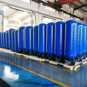 سعر المصنع 1054 FRP ضغط الألياف الزجاجية المقوى خزان البلاستيك لمعالجة المياه