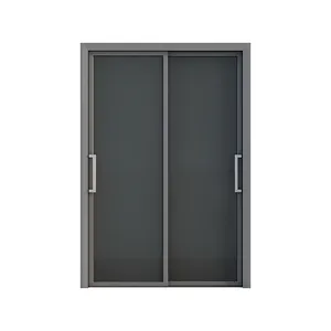 Fábrica Preço Tamanho Personalizado Soundproof varanda pvc portas de vidro pvc portas e janelas