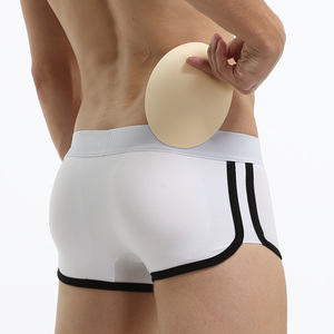 <span class=keywords><strong>Bulge</strong></span> Tăng Cường Phụ Người Đàn Ông Của Đệm Võ Sĩ Quyền Anh Tóm Tắt Cho Mens Đẩy Lên Mặt Quần Lót Mông Đồ Lót Cho Nam Giới - Product Image 3