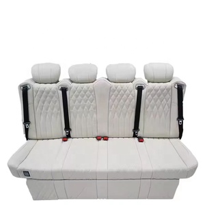 Siège inclinable automatique de luxe pour Vito V260 Sprinter Hiace voiture caravane arrière 4 places avec matériau en cuir pour lit de fourgon - Product Image 1