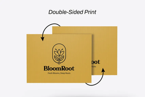 사용자 정의 UV 인쇄 다채로운 골판지 플라스틱 Coroplast 생일 축하 편지 야드 표지판 18x24 Wth H-스테이크 - Product Image 5