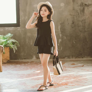 Nouvel ensemble de pantalons d'été haut de gamme en tissu 100 % coton pour T-shirt et pantalon en caoutchouc latex, combinaison japonaise pour bébé - Product Image 2