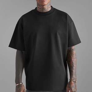 T-shirt Oversize Personalizzata in Cotone Pesante 300GSM con Opzione Stampa Logo, Anti-Pilling Traspirante Stile Streetwear OEM - Product Image 2