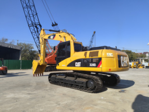 Excavadora Caterpillar CAT 320 usada, original de segunda mano Caterpillar excavadora sobre orugas, maquinaria de construcción de China 320C 320D - Product Image 5
