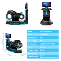 Equipo de Arcade de Carreras de Motos VR Comercial, Simulador de Movimiento 9D, Máquina de Conducción para Centros Comerciales y FEC