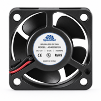 Ventilateur DC industriel mini-axial sans balais Speedfan 4020 40mm 12V 24V 40x40x20mm pour refroidissement, alimentation OEM, fournisseur fabricant