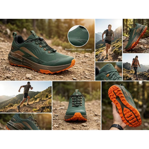 <span class=keywords><strong>Scarpe</strong></span> da <span class=keywords><strong>Trail</strong></span> <span class=keywords><strong>Running</strong></span> Personalizzate, Etichetta Privata, Basso MOQ, Personalizzazione Completa, Unisex, Traspiranti, per Outdoor, Estate, Primavera, Autunno - Product Image 5