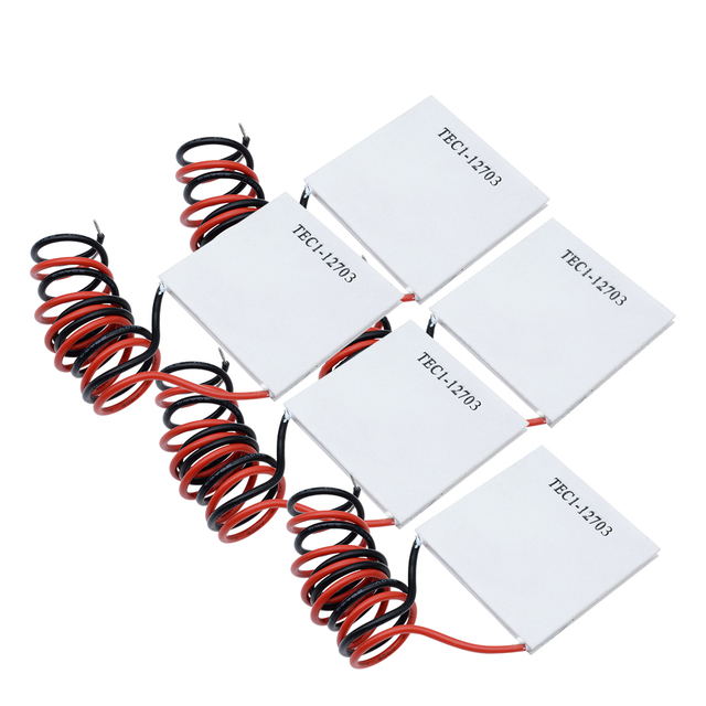 Diymore TEC1-12703 TEC1 12703 DC 12V TEC Thermoelectric Cooler Peltier 40*40M Peltier Elemente Module Heatsink Cooling Plate