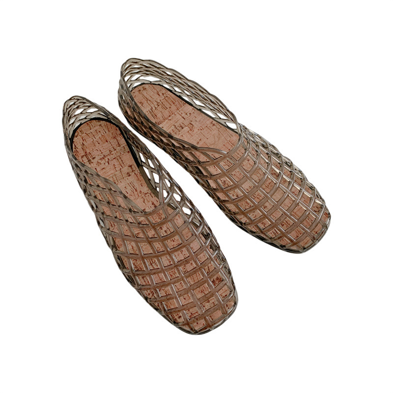 Ladies Summer Beach Crystal Jelly Sandals