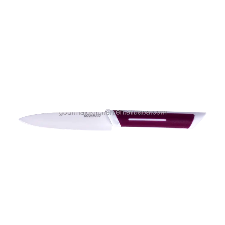 GOURMAID mutfak zirkonya seramik bıçak 4 inç meyve zirkonya seramik bıçak