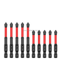 Tournevis à embout hexagonal Phillips de qualité industrielle et DIY, en acier S2 durable, 1/4, avec pointe magnétique, 80-100 pièces, support OEM personnalisé