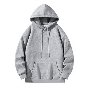 Sweat à capuche pour homme 100% coton avec logo personnalisé Pull lourd avec impression en relief Techniques brodées Vêtements d'hiver Taille 6XL - Product Image 1