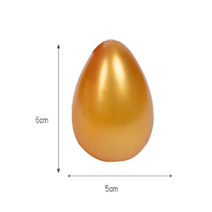 Juguete Antiestrés de TPR Transparente con Forma de Huevo Dorado, Pegajoso, de Rebote Lento, para Niños y Adultos, en Promoción - Product Image 6