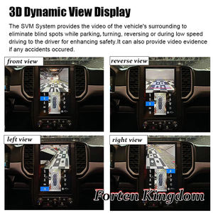 Sync4 3D 360 degrés vue panoramique oiseau caméra voiture système <span class=keywords><strong>de</strong></span> stationnement <span class=keywords><strong>de</strong></span> véhicule pour <span class=keywords><strong>Ford</strong></span> <span class=keywords><strong>Ranger</strong></span> Raptor Everest F150 Mustang 2023-2024 - Product Image 2