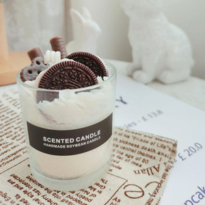 Velas Aromáticas de Arte Moderno con Diseño de Postres y Helados, Ambiente Cálido para el Hogar, Regalos para Cumpleaños, Acción de Gracias y Festividades, Tamaño Grande - Product Image 3