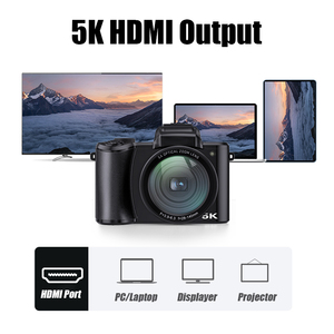 Dc206x entry level người mới bắt đầu vlog Mirrorless Zoom quang học 5x 5K Video Recorder máy ảnh kỹ thuật số - Product Image 5