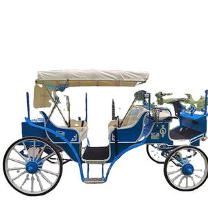 Carruaje de caballos eléctrico estilo Victoria de lujo con 4 ruedas para bodas en el parque y turismo a la venta - Product Image 4