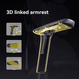 Chaise de jeu pivotante pour PC et eSports, réglable en hauteur, avec accoudoirs 3D, modèle X5C, vente en gros - Product Image 3