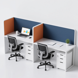 Nhà máy sản xuất máy trạm cao cấp OEM, giá gốc, bàn làm việc văn phòng, vách ngăn văn phòng sang trọng - Product Image 6