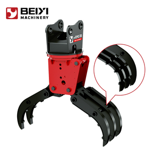 Grappin hydraulique rotatif pour excavatrice, pour bois, acier, roche, pierre, à vendre BEIYI - Product Image 1