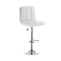 Chaises de bar modernes, tabourets hauts réglables avec base en acier inoxydable, tabourets de bar à usage commercial