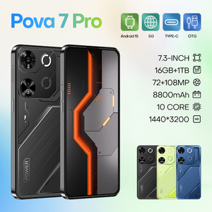 Smartphone Pova 7 Pro 5G, révolutionnaire, avec batterie de 8800 mAh, double SIM, 16 Go de RAM, 1 To de stockage, Android 15, état d'occasion - Product Image 4