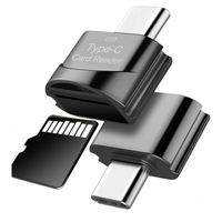 Adaptateur Mini Type-C Lecteur de Carte SD TF Convertisseur pour Téléphone Ordinateur Portable Logo Personnalisé Adaptateur de Carte USB C