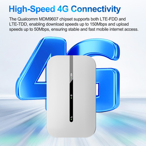Módem 4G LTE Blanco, Punto de Acceso Wifi de 3000 mAh, Wifi 2.4G, 150 Mbps, 802.11n, Router Inalámbrico <span class=keywords><strong>3G</strong></span> con Ranura para Tarjeta SIM - Product Image 2