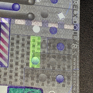 Billet à gratter anti-contrefaçon avec impression de logo personnalisé avec code QR - Product Image 3