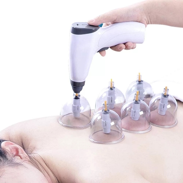 Cupping Cups Wholesale Cupping Therapy Machine Vacuum Electric Cupping Set Pump