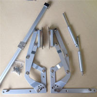 Support de porte vertical pneumatique pour armoires de cuisine Système de levage de meubles pour séjour à rabat pour salle à manger et hôtel