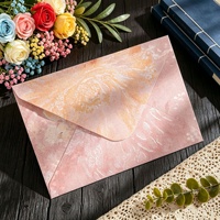 Enveloppe créative rétro de haute qualité, couleur personnalisée, motif nuage de rêve, en papier d'art, style ancien, pour invitation et lettre dédiée