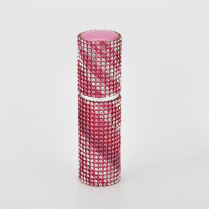 Botella de Perfume de Aluminio de 10 ml Decorada con Diamantes de Imitación, Diseño Creativo, Envase Recargable para Líquidos Cosméticos, Regalo - Product Image 5