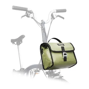 Rhinowalk Thermal Handlebar bag with Adapter Insulated Bike Handlebar Bags for Folding Bicycle Accessory