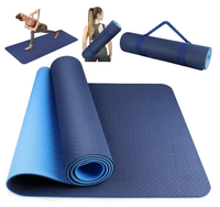 Tapis de yoga personnalisé, écologique, antidérapant, en TPE, imperméable, pliable, épaisseur et longueur personnalisables, logo