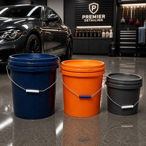 <span class=keywords><strong>Seau</strong></span> en plastique PP pour aliments pour poissons, 1-30L, avec couvercle anti-humidité, <span class=keywords><strong>seau</strong></span> de stockage de qualité alimentaire pour <span class=keywords><strong>granulés</strong></span> et flocons d'aliments pour poissons koï et poissons rouges - Product Image 2