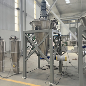 Agitateur à double hélice en acier inoxydable SUS316L Mélangeur de poudre sèche conique pour le traitement des produits chimiques plastiques alimentaires Moteur en acier au carbone - Product Image 3