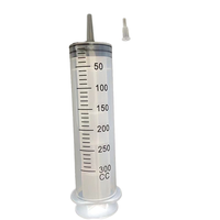 JAPI 150-500ML Seringue à vis de distribution de grande capacité Seringue médicale jetable 150-500ml Seringues d'alimentation en plastique