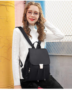 Sac à dos personnalisé pour l'école, logo personnalisé, grande capacité, sac à dos en PU pour femmes - Product Image 6