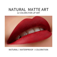 Nouveau design Rouge à lèvres mat Hydratant Facile à colorer Cross-border Stylos à lèvres exclusivement rotatifs Crayon à lèvres mat